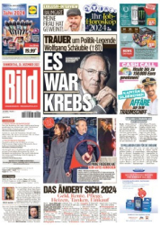 :  Bild Zeitung vom 28 Dezember 2023