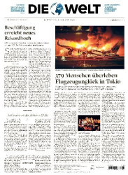 : DIE WELT - 03 Januar 2024