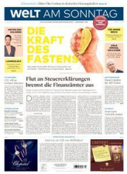 :  Die Welt am Sonntag (Frühausgabe) vom 13 Januar 2024