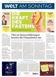 :  Die Welt am Sonntag vom 14 Januar 2024