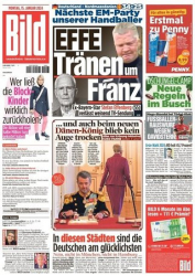 :  Bild Zeitung vom 15 Januar 2024