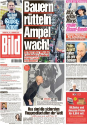 :  Bild Zeitung vom 16 Januar 2024