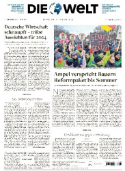 : Die Welt vom 16 Januar 2024