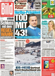 :  Bild Zeitung vom 17 Januar 2024