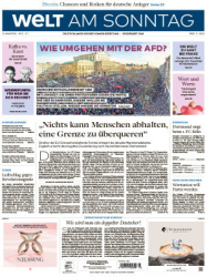 : WELT AM SONNTAG - 21. Januar 2024