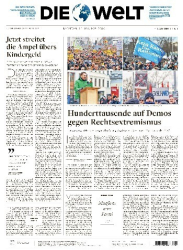 : DIE WELT - 22 Januar 2024