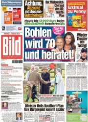 :  Bild Zeitung vom 05 Februar 2024