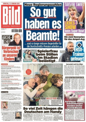 : Bild Zeitung vom 13 Februar 2024