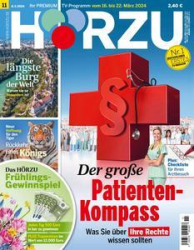 :  Hörzu Fernsehzeitschrift No 11 vom 08 März 2024