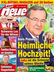 :  das neue Magazin No 11 vom 09 März 2024