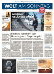 :  Die Welt am Sonntag Frühausgabe vom 09 März 2024