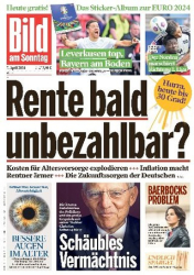 :  Bild am Sonntag vom 07 April 2024