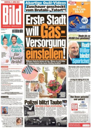 :  Bild Zeitung vom 09 April 2024