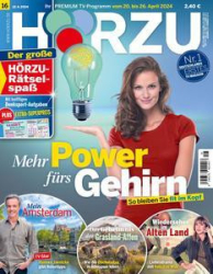 :  Hörzu Fernsehzeitschrift No 16 vom 12 April 2024