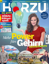 : Hörzu Fernsehzeitschrift No 16 vom 12  April 2024
