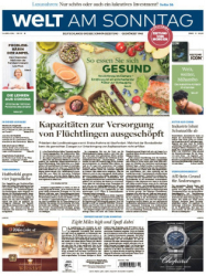 :  Die Welt am Sonntag (Frühausgabe) vom 14 April 2024