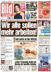 : Bild Zeitung vom 18 April 2024