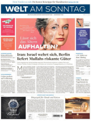 : Welt am Sonntag - 21. April 2024