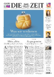 :  Die Zeit mit Magazin No 18 vom 25 April 2024