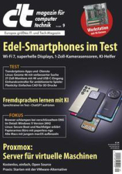 :  ct Magazin für Computertechnik No 09 vom 19 April 2024