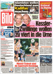 : Bild am Sonntag vom 29. April 2024