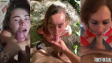 : Tobey_for_real - FaceFuck & Deepthroat - 3 Girls - Zusammenstellung im Splitscreen - Cumpilation