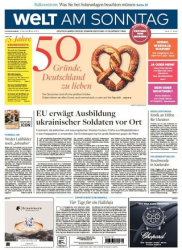 :  Die Welt am Sonntag (Frühausgabe) vom 18 Mai 2024