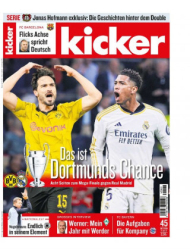 :  Kicker Sportmagazin No 45 vom 30 Mai 2024