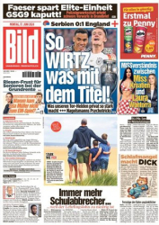 :  Bild Zeitung vom 17 Juni 2024