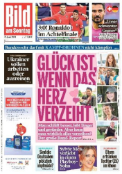 :  Bild am Sonntag vom 23 Juni 2024