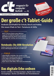 : ct Magazin für Computertechnik No 15 vom 28  Juni 2024
