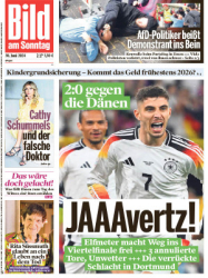 : Bild am Sonntag - 30 Juni 2024