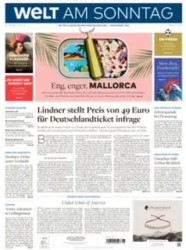 :  Die Welt am Sonntag vom 30 Juni 2024