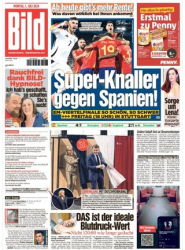 :  Bild Zeitung vom 01 Juli 2024