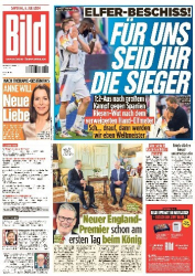 : Bild Zeitung vom 06. Juli 2024