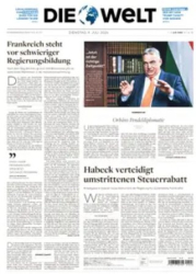 :  Die Welt vom 09 Juli 2024