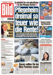 :  Bild Zeitung vom 11 Juli 2024