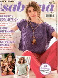 :  Sabrina Strickjournal Magazin August No 08 2024