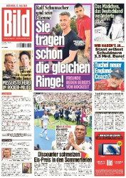 : Bild Zeitung vom 17 Juli 2024