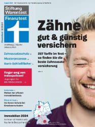 : Stiftung Warentest Finanztest Magazin - August 2024 