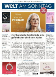 :  Die Welt am Sonntag Frühausgabe vom 20 Juli 2024