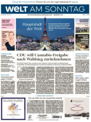 :  Die Welt am Sonntag vom 28 Juli 2024