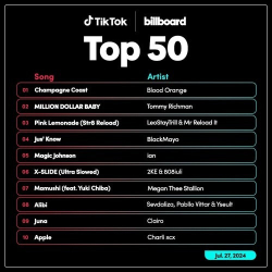 : TikTok Billboard Top 50 Singles Chart (27.07.2024) 