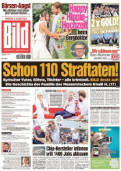 :  Bild Zeitung vom 06 August 2024