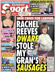 : Sunday Sport - 4 August 2024