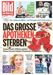 :  Bild am Sonntag vom 11 August 2024