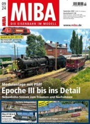 :  Miba Die Eisenbahn im Modell Magazin September No 09 2024