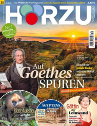 : Hörzu Fernsehzeitschrift No 35 vom 23  August 2024
