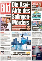 :  Bild Zeitung vom 27 August 2024