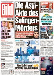 : Bild Zeitung - 27. August 2024